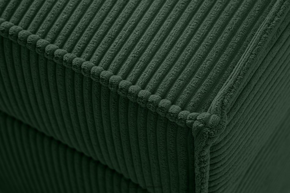 ROTI Boxspringbett für Jugendliche im Sofa-Stil aus Kordstoff 90 cm dunkelgrün dunkelgrün - Foto 7