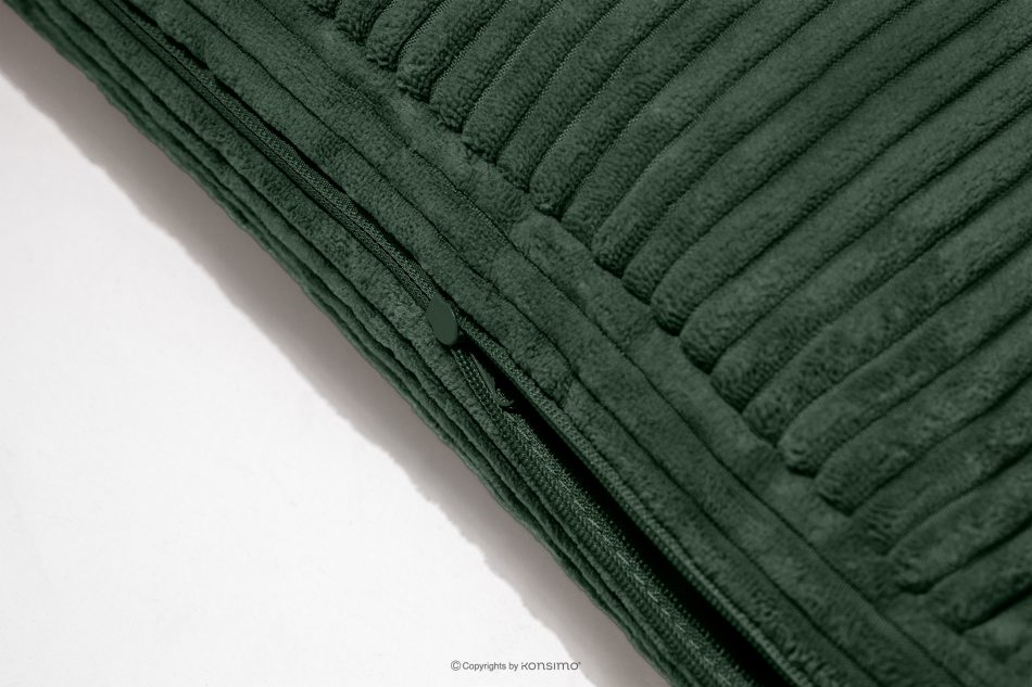 ROTI Boxspringbett für Jugendliche im Sofa-Stil aus Kordstoff 90 cm dunkelgrün dunkelgrün - Foto 10