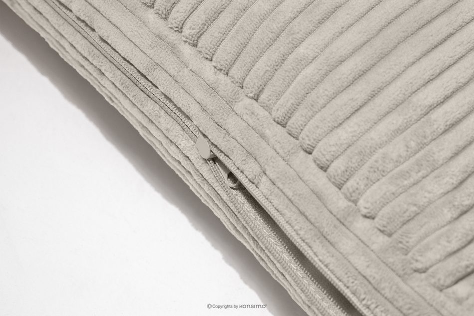 ROTI Boxspringbett für Jugendliche im Sofa-Stil aus Kordstoff 90 cm cremefarben cremefarben - Foto 10