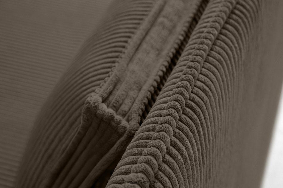 ROTI Boxspringbett für Jugendliche im Sofa-Stil aus Kordstoff 90 cm braun braun - Foto 9