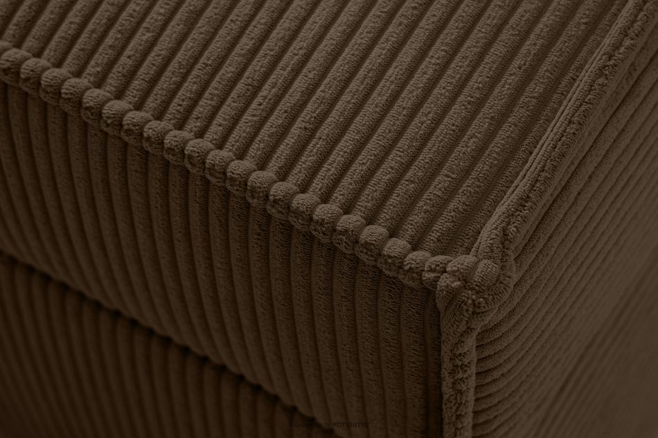 ROTI Boxspringbett mit Sofalehne aus Kordstoff 90 cm dunkelbraun dunkelbraun - Foto 7