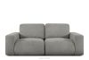 ZUCCO Modulares Zweisitzer-Sofa aus dunkelgrauem Bouclé-Stoff dunkelgrau - Foto 1