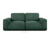 ZUCCO Modulares Zweisitzer-Sofa aus grünem Bouclé-Stoff grün - Foto 1