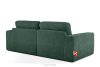 ZUCCO Modulares Zweisitzer-Sofa aus grünem Bouclé-Stoff grün - Foto 4