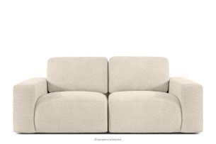 ZUCCO, https://konsimo.de/kollektion/zucco/ Modulares Zweisitzer-Sofa aus hellbeigem Bouclé-Stoff hellbeige - Foto