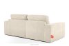 ZUCCO Modulares Zweisitzer-Sofa aus hellbeigem Bouclé-Stoff hellbeige - Foto 4