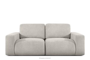 ZUCCO, https://konsimo.de/kollektion/zucco/ Modulares Zweisitzer-Sofa aus braunem Bouclé-Stoff braun - Foto