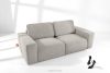 ZUCCO Modulares Zweisitzer-Sofa aus braunem Bouclé-Stoff braun - Foto 2
