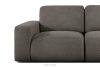 ZUCCO Modulares Zweisitzer-Sofa aus dunkelbraunem Bouclé-Stoff dunkelbraun - Foto 6