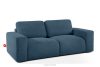 ZUCCO Modulares Zweisitzer-Sofa aus dunkelblauem Bouclé-Stoff dunkelblau - Foto 3