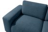 ZUCCO Modulares Zweisitzer-Sofa aus dunkelblauem Bouclé-Stoff dunkelblau - Foto 5