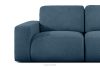 ZUCCO Modulares Zweisitzer-Sofa aus dunkelblauem Bouclé-Stoff dunkelblau - Foto 6