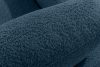 ZUCCO Modulares Zweisitzer-Sofa aus dunkelblauem Bouclé-Stoff dunkelblau - Foto 7