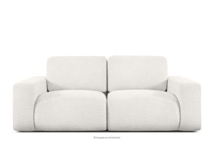 ZUCCO, https://konsimo.de/kollektion/zucco/ Modulares Zweisitzer-Sofa aus ecrufarbenem Bouclé-Stoff ecru - Foto