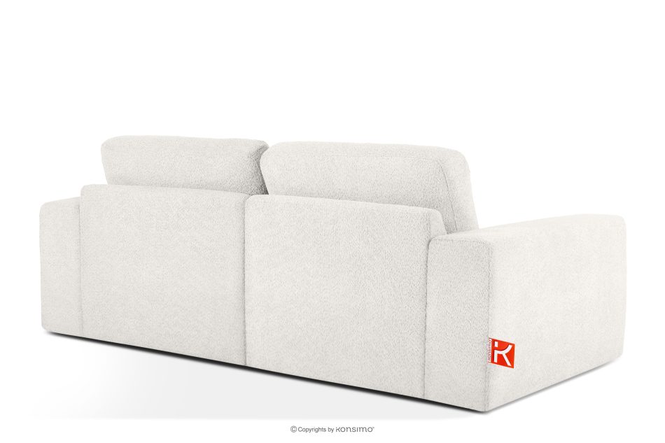 ZUCCO Modulares Zweisitzer-Sofa aus ecrufarbenem Bouclé-Stoff ecru - Foto 3