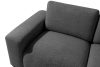 ZUCCO Modulares Dreisitzer-Sofa aus graphitfarbenem Bouclé-Stoff graphit - Foto 5