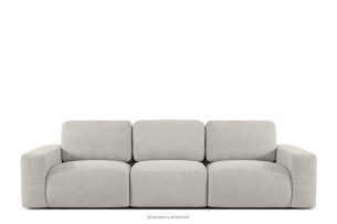 ZUCCO, https://konsimo.de/kollektion/zucco/ Modulares Dreisitzer-Sofa aus braunem Bouclé-Stoff braun - Foto