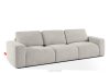 ZUCCO Modulares Dreisitzer-Sofa aus braunem Bouclé-Stoff braun - Foto 3