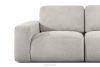ZUCCO Modulares Dreisitzer-Sofa aus braunem Bouclé-Stoff braun - Foto 6
