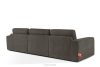 ZUCCO Modulares Dreisitzer-Sofa aus dunkelbraunem Bouclé-Stoff dunkelbraun - Foto 4