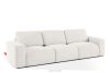 ZUCCO Modulares Dreisitzer-Sofa aus ecrufarbenem Bouclé-Stoff ecru - Foto 3