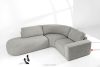 ZUCCO Modulares Ecksofa aus Bouclé-Stoff, links, hellgrau hellgrau - Foto 2