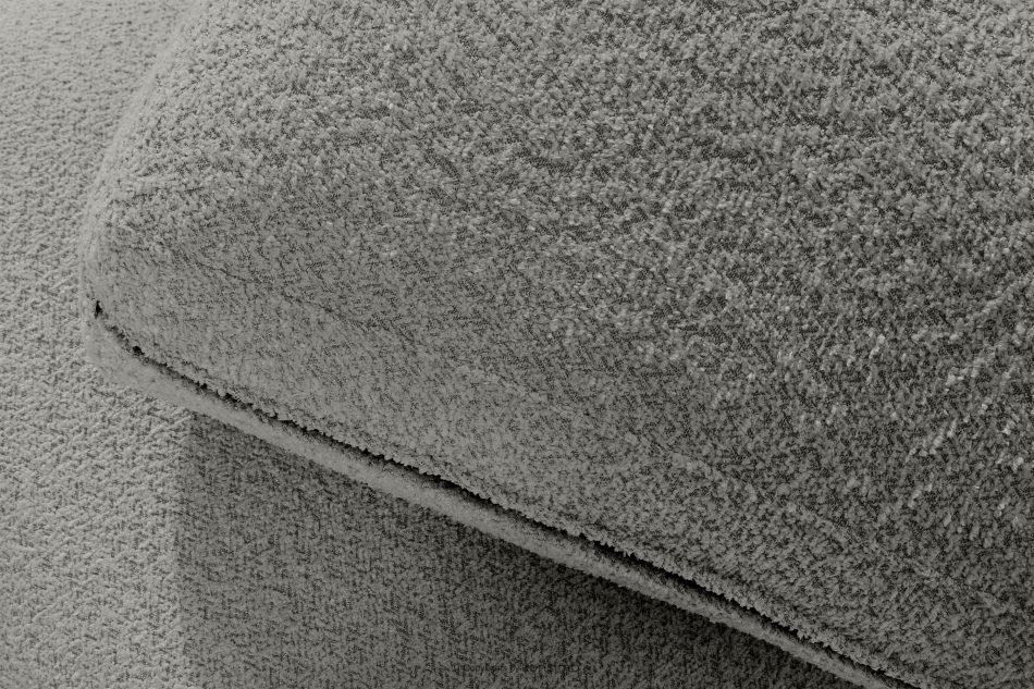 ZUCCO Modulares Ecksofa aus Bouclé-Stoff, links, dunkelgrau dunkelgrau - Foto 7