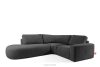 ZUCCO Modulares Ecksofa aus Bouclé-Stoff, links, graphit graphit - Foto 3