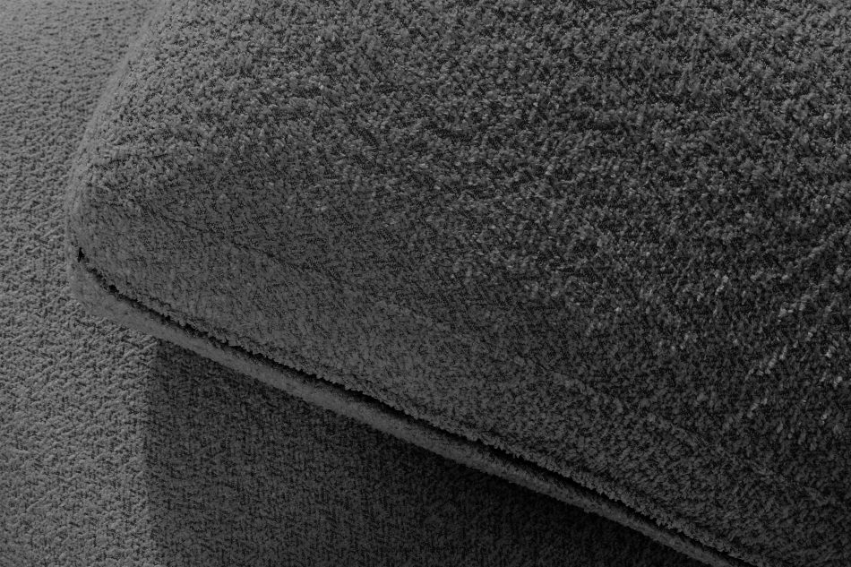 ZUCCO Modulares Ecksofa aus Bouclé-Stoff, links, graphit graphit - Foto 7