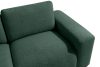 ZUCCO Modulares Ecksofa aus Bouclé-Stoff, links, grün grün - Foto 5