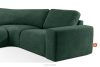 ZUCCO Modulares Ecksofa aus Bouclé-Stoff, links, grün grün - Foto 6