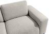 ZUCCO Modulares Ecksofa aus Bouclé-Stoff, links, braun braun - Foto 5