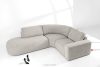 ZUCCO Modulares Ecksofa aus Bouclé-Stoff, links, braun braun - Foto 2