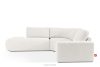 ZUCCO Modulares Ecksofa aus Bouclé-Stoff, links, ecru ecru - Foto 1