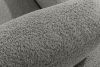 ZUCCO Modulares Ecksofa aus Bouclé-Stoff rechts dunkelgrau dunkelgrau - Foto 7
