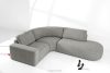 ZUCCO Modulares Ecksofa aus Bouclé-Stoff rechts dunkelgrau dunkelgrau - Foto 2