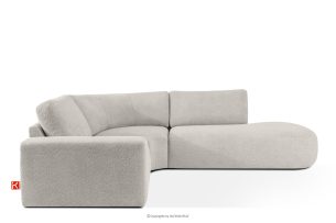 ZUCCO, https://konsimo.de/kollektion/zucco/ Modulares Ecksofa aus Bouclé-Stoff, rechts, braun braun - Foto