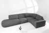 ZUCCO Modulares Ecksofa in organischer Form Bouclé-Stoff links graphit graphit - Foto 2