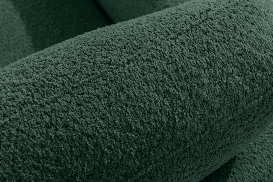 ZUCCO Modulares Ecksofa in organischer Form Bouclé-Stoff links grün grün - Foto 6