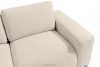 ZUCCO Modulares Ecksofa in organischer Form Bouclé-Stoff links hellbeige hellbeige - Foto 5