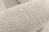 ZUCCO Modulares Ecksofa in organischer Form Bouclé-Stoff links hellbeige hellbeige - Foto 7