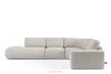 ZUCCO Modulares Ecksofa in organischer Form Bouclé-Stoff links braun braun - Foto 1