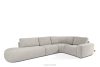 ZUCCO Modulares Ecksofa in organischer Form Bouclé-Stoff links braun braun - Foto 3