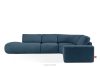 ZUCCO Modulares Ecksofa in organischer Form Bouclé-Stoff links dunkelblau dunkelblau - Foto 1