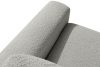 ZUCCO Großes modulares Ecksofa aus Bouclé-Stoff links hellgrau hellgrau - Foto 9