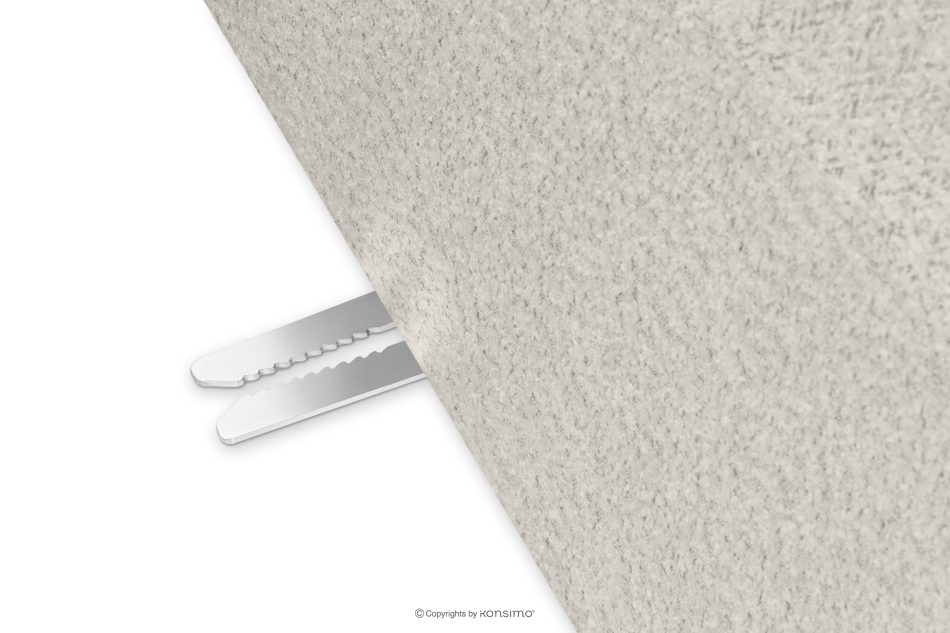 ZUCCO Großes modulares Ecksofa aus Bouclé-Stoff links braun braun - Foto 9