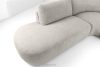 ZUCCO Großes modulares Ecksofa aus Bouclé-Stoff links braun braun - Foto 11