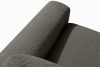 ZUCCO Großes modulares Ecksofa aus Bouclé-Stoff links dunkelbraun dunkelbraun - Foto 9