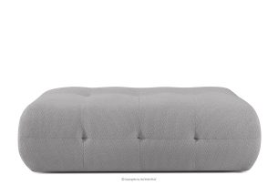 ALIGRA, https://konsimo.de/kollektion/aligra/ Gesteppter Sitzhocker in Hellgrau hellgrau - Foto