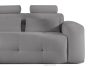 ALIGRA Ecksofa mit Steppung aus Chenille-Stoff links grau grau - Foto 6